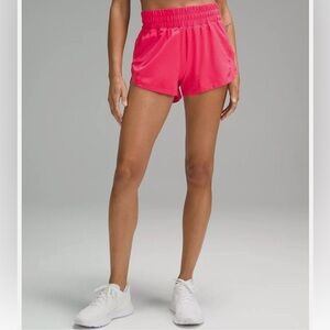 Women's Lululemon Track That 3” short in lip gloss, size 2